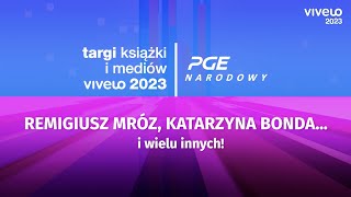 NA ŻYWO Targi Książki i Mediów VIVELO 2023 Mróz Bonda i wielu innych [upl. by Caines]