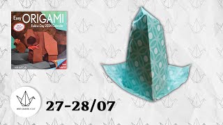 272807  Cowboy Hat Modified  Easy ORIGAMI Calendar 2024 [upl. by Savdeep]