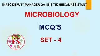 MICROBIOLOGY MCQS  TNPSC DEPUTY MANAGER QA  BIS TECHNICAL ASSISTANT  FOOD SCIENCE [upl. by Ladnar510]