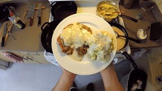 Making Mashed Potatoes and Chicken POV  First Person Cooking [upl. by Steddman]