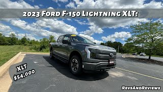 Is the 2023 Ford F150 Lightning XLT The best electric truck to buy [upl. by Ecydnac]