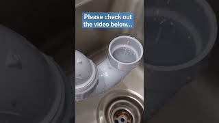 Plumber Gives a Visual on Why Plumbing Drains Gurgle or Chug shorts plumbing [upl. by Yelir]