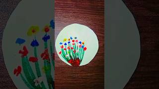 FLOWER drawing simple ❀ Drawing ART shorts Shorts YouTube Video satisfying [upl. by Gayla]