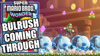 Super Mario Bros Wonder – Bulrush Coming Through  100 All Wonder Seeds Flower Coins amp Flag [upl. by Malley36]