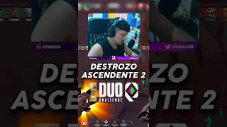 Destrozo ascendente 2 en el DuoqChallenge 🔥 valorant valorantclips [upl. by Samled]