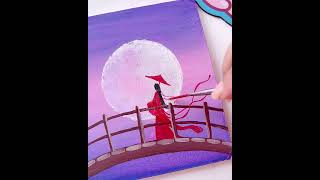 3 easy Art Ideas for Beginners  Mini Canvas Painting  Step by step tutorial painting [upl. by Lola]