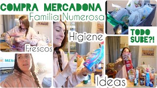 🛒COMPRA en MERCADONAGASTO SEMANAL Familia NUMEROSAIDEAS de Comidasmamade4 [upl. by Dnalram64]