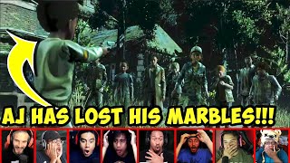 Gamers Reaction To The CRAZY ENDING To The Walking Dead Episode 1  FINAL SEASON  Mixed Reactions [upl. by Yerhcaz]