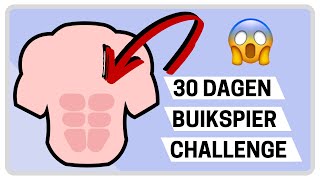 De beste buikspier workout 30 dagen buikspier challenge [upl. by Hall]