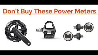 Dont Buy These Power meters [upl. by Notyrb]