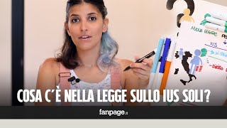 Che cosa dice davvero la legge sullo ius soli in 140 secondi [upl. by Henig380]