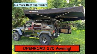 Openroad 270 Awning Install and first impressions [upl. by Quill]