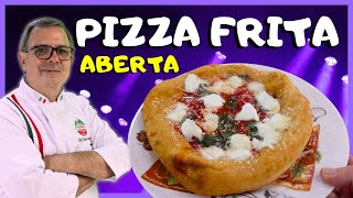 Pizza FRITA ABERTA Mamma Mia [upl. by Barris]