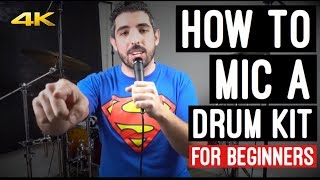 How To Mic A Drum Kit For Beginners [upl. by Ttegdirb]