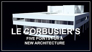 LE CORBUSIER´S Five points for a new architecture [upl. by Pacian]