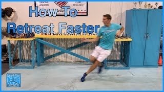 Fencing Footwork  How To Retreat Faster [upl. by Ssew]