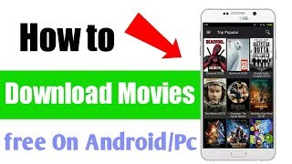 how to download full movies free on Androidpc 2020 [upl. by Eornom]