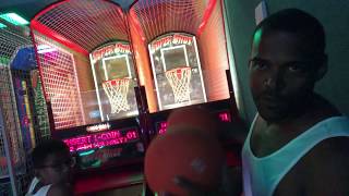 SkeeBall Super Shot Arcade Basketball Insane Shooting Contest [upl. by Neeluj]