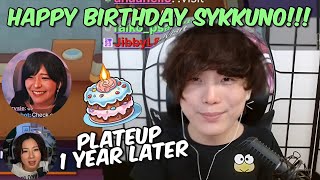 Sykkuno Birthday Plateup Stream w Miyoung Fuslie and Hjune  Returns to Plateup After A Year 😊 [upl. by Dasie890]