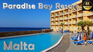 Paradise Bay Resort Malta Paradise Bay 4k malta [upl. by Sophey]