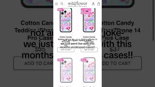 Wildflower Cases leaked designs [upl. by Fesuoy]