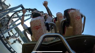 Lech Coaster  backrow 4K onride  Legendia [upl. by Fransisco]