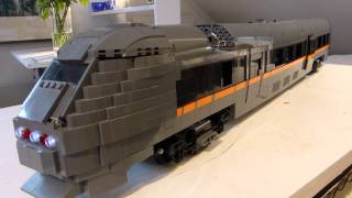 Lego tilting train Norwegian State Railways NSB Airport Express Flytoget [upl. by Moshell]