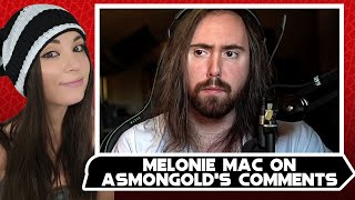 Melonie Mac on Asmongolds Reaction to Her Twitch Ban [upl. by Cece]