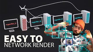 How to use Network Rendering in 3ds max with Vray and Backburner [upl. by Scheers139]