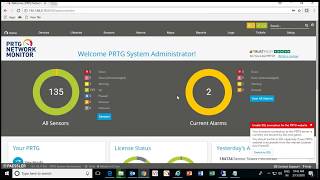 First Look and Admin Pannel On PRTG Network Monitor Tool  Part2 [upl. by Ridan]