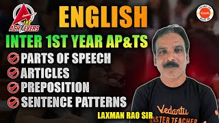 AP amp TS Inter 1st Year English  IPE 2024  Inter Exams 2024  Inter English  Laxman Sir [upl. by Charla]