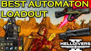 NEW BEST AUTOMATON LOADOUT IN HELLDIVERS 2 FOR SUPER HELLDIVE BEST BOTS CROSSBOW LOADOUT [upl. by Pomfret230]