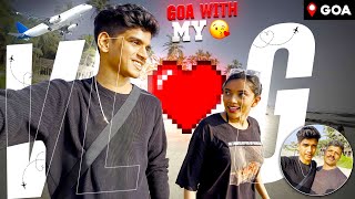 ప్రేమికులు 😍 First Flight Experience with Dad😨 Goa Vlog  Dhanush FF Gamer  Telugu Vlogs [upl. by Hsirrap727]