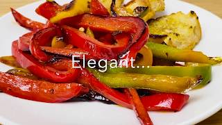 Bell Peppers Recipe Vegan  Easy Recipes for Dinner  Easy Meals to Cook at Home  Italian Recipes [upl. by Atela]