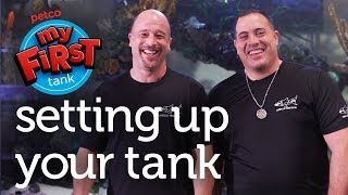 Petco and Animal Planets Tanked Present My First Tank  Setting Up Your Tank [upl. by Oiramaj]