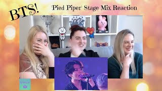 BTS Pied Piper Stage Mix Reaction [upl. by Blood]