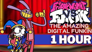 DIGITALIZING  FNF 1 HOUR SONG Perfect Loop VS Pomni Jax amp Caine I The Amazing Digital Circus [upl. by Rastus278]