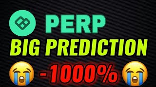 Perp coin Price Prediction update Perpetual Protocol News Today [upl. by Idnahr32]