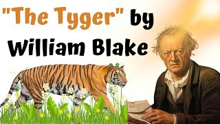 The Tyger by William Blake  Summary Explanation Themes Literary Devices and Structure [upl. by Ayhtnic]