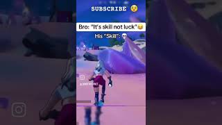 Bros skill 💀 fortnite fortniteclips [upl. by Ranice631]