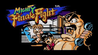 Retrocade MIGHTY FINAL FIGHT by Capcom  NES  A DECENT GAME [upl. by Isdnil]