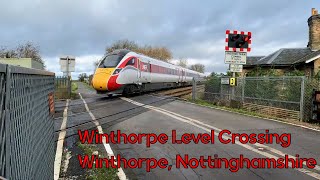 BROKEN BELL Winthorpe Level Crossing 12112019 [upl. by Ayhdiv]