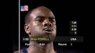 IAAF WCH 1991 Tokyo  Long Jump World Record [upl. by Aelhsa240]