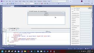 11  C WPF Tutorial  Button  HindiUrdu [upl. by Langdon]