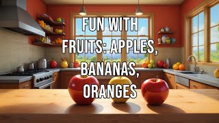 Learn Fruits for Kids  Educational Video for Toddlers 3 Years  Fun Learning for Kids [upl. by Acinomad]