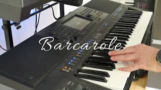 Barcarole  A Classical Song By Jacques Offenbach Played On The Yamaha PSRSX700 Keyboard [upl. by Heller]