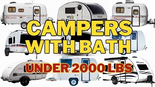 Amazing Small Campers with Bathrooms Under 2000 Pounds camper [upl. by Dorcy]