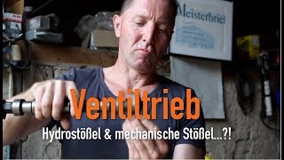 Ventiltrieb  Hydrostößel amp mechanische Stößel Erklärt vom Kfz Meister [upl. by Neelhsa208]