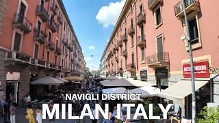 MILAN ITALY 🇮🇹 WALKING TOUR NAVIGLI GRANDE IN 4K DJI POCKET 3 [upl. by Anais396]