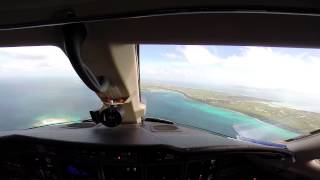 Cessna Citation X Landing Clayton J Lloyd International Airport Anguilla TQPF [upl. by Aneeram280]